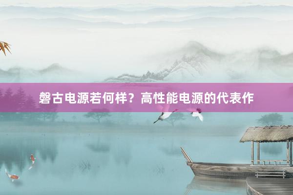 磐古电源若何样？高性能电源的代表作